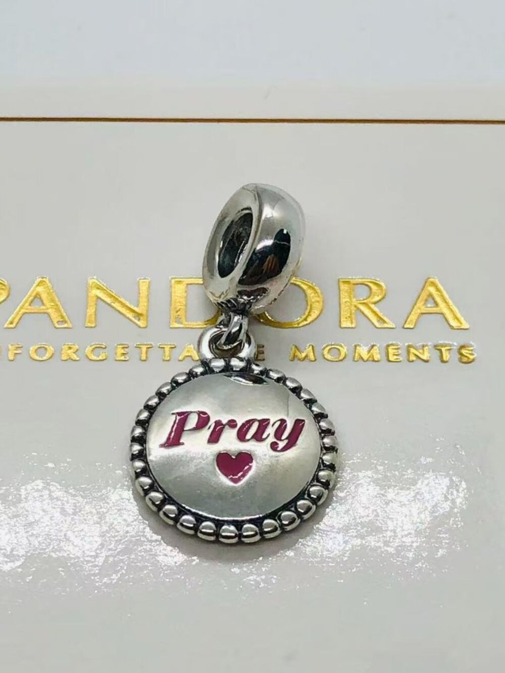 Pandora Pray Exclusive Dangle charm S925 Silver with box